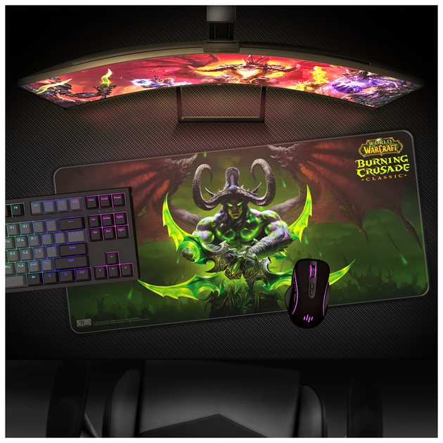 Коврик для мышки Blizzard World of WarCraft Burning Crusade Illidan 0 XL (FBLMPWOWILLID21XL) - изображение 3