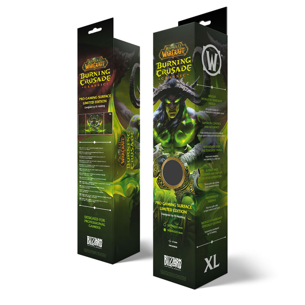 Коврик для мышки Blizzard World of WarCraft Burning Crusade Illidan 0 XL (FBLMPWOWILLID21XL) - изображение 4