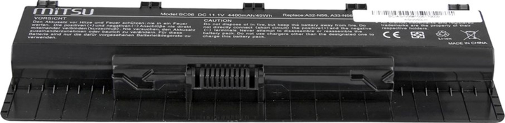 Bateria Mitsu do laptopów Asus 11,1 V 4400 mAh (BC/AS-N56) - obraz 3