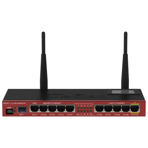 Маршрутизатор Mikrotik RB2011UiAS-2HnD-IN - зображення 2