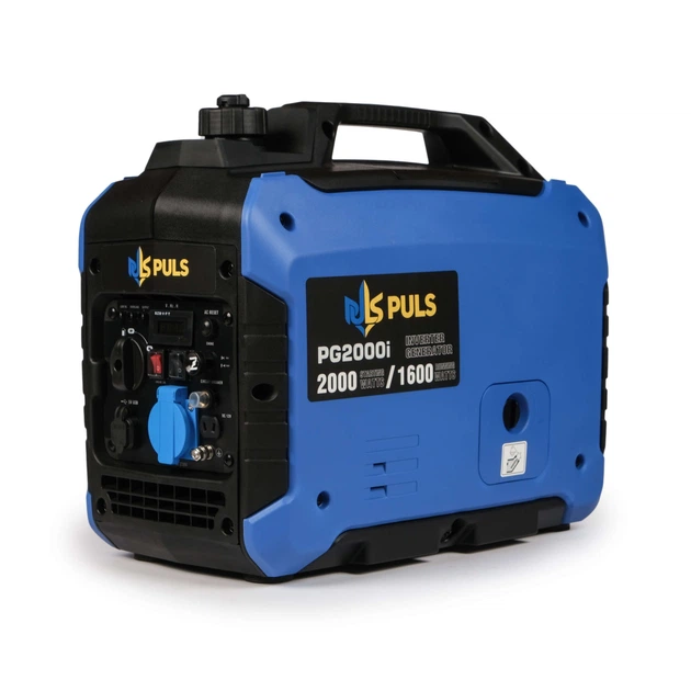 Инверторный бензиновый генератор PULS PG2000i, 1,6/2.0 кВт, ручной старт - Фото 4 Инверторный бензиновый генератор PULS PG2000i, 1,6/2.0 кВт, ручной старт - изображение 4