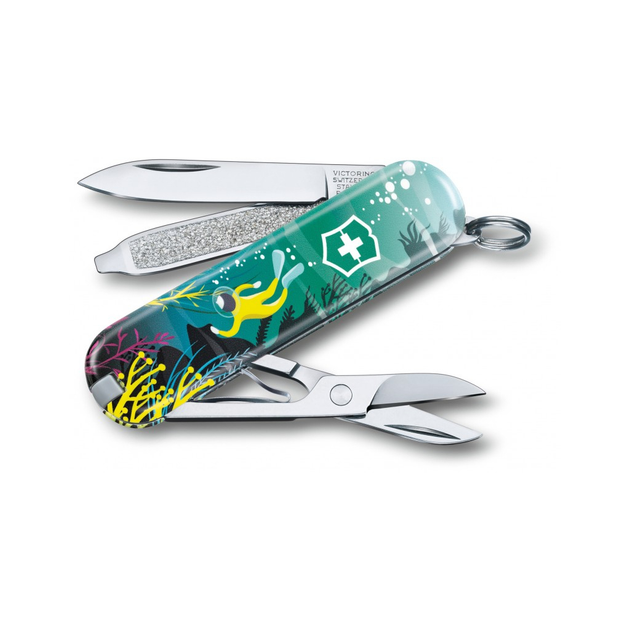 Нож Victorinox Classic Limited Edition Deep Dive (0.6223.L2006) - изображение 1