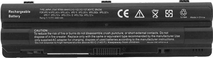 Bateria Mitsu do laptopów Dell 11,1 V 4400 mAh (BC/DE-XPS14) - obraz 2
