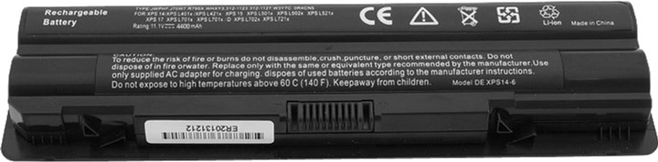 Bateria Mitsu do laptopów Dell 11,1 V 4400 mAh (BC/DE-XPS14) - obraz 3