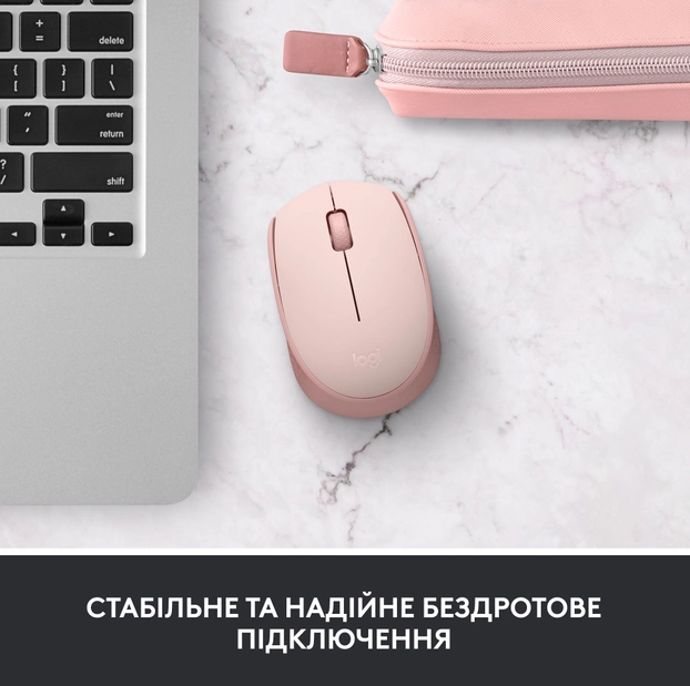 Миша комп'ютерна Logitech M171 Wireless Mouse, Rose (910-006865) (6857588) - изображение 2