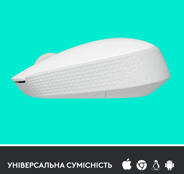 Миша комп'ютерна Logitech M171 Wireless Mouse, White (910-006867) (6857590) - Фото 6 Миша комп'ютерна Logitech M171 Wireless Mouse, White (910-006867) (6857590) - изображение 6
