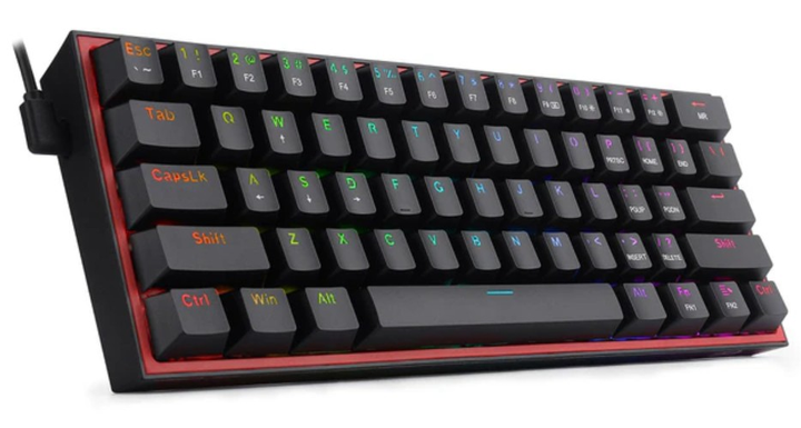 Клавиатура проводная Redragon K617 FIZZ / Black RGB 60% – фото, отзывы ...