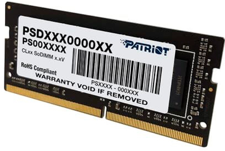 RAM Patriot SODIMM DDR4-2666 32768MB PC4-21400 (PSD432G26662S) - obraz 2