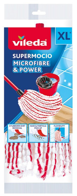 Сменный моп для швабры Vileda Microfibre & Power (157919) – в интернет ...