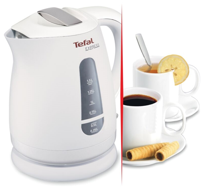Електрочайник TEFAL EXPRESS 1.5L KO2991 White - зображення 7