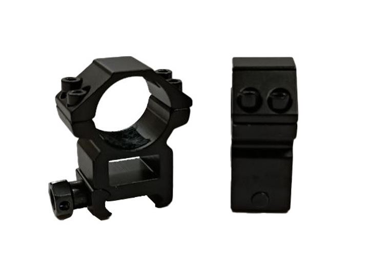 Кольца Discovery Scope Mount Rings High Profile For Picatinny 1inch 25.4 (00-00009816) - изображение 2