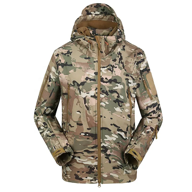 Куртка тактична Флісова SoftShell ClefersTac A33 з капюшоном і з липучками - Multicam Розмір: XL (5002485XL) - зображення 1