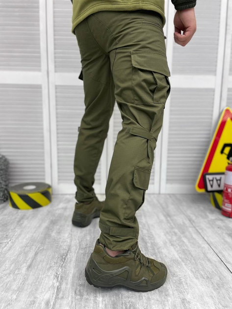 Тактические военные боевые брюки Nation, Камуфляж: Олива, Размер: XXL - изображение 2