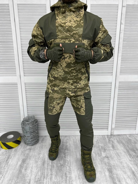 Тактический военный костюм горка Ranger ( Анорак + Штаны ), Камуфляж: Пиксель, Размер: M - изображение 1