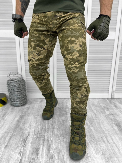 Тактические военные боевые брюки, Камуфляж: Пиксель ВСУ ММ-14, Размер: 54/4 - изображение 1