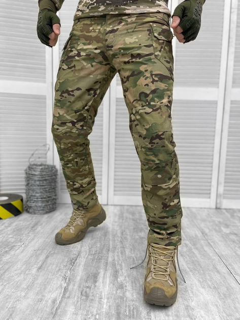 Тактичні військові бойові штани Polar, Камуфляж: Мультикам, Розмір: M - зображення 1
