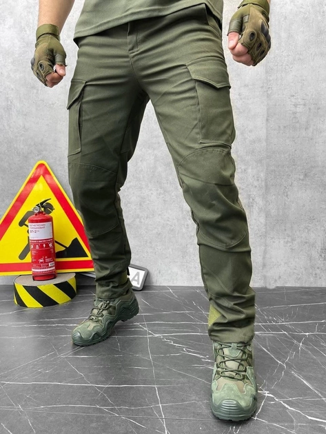 Тактичні військові бойові штани Patron, Камуфляж: Олива, Розмір: M - зображення 1