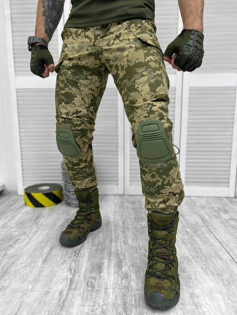 Тактичні військові бойові штани Logos, Камуфляж: Піксель ЗСУ, Розмір: L - зображення 1