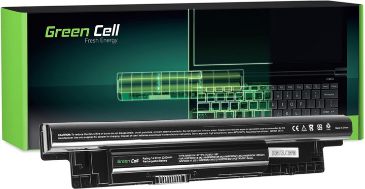 Bateria Green Cell do laptopów Dell 14,8 V 2200 mAh (DE109) - obraz 1