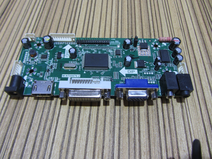 Универсальный скалер M.NT68676.2 VGA DVI HDMI звук Контроллер матрицы ...