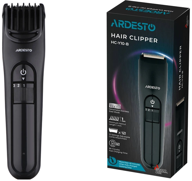 Машинка для стрижки Ardesto HC-Y10-B - зображення 6