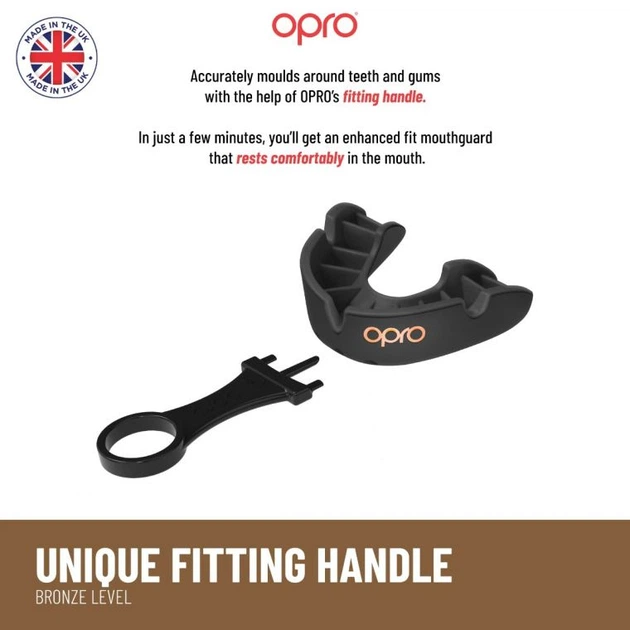 Капа OPRO Self-Fit GEN5 Bronze Level White (OSFGen5Bronze-WH) - Фото 4 Капа OPRO Self-Fit GEN5 Bronze Level White (OSFGen5Bronze-WH) - зображення 4