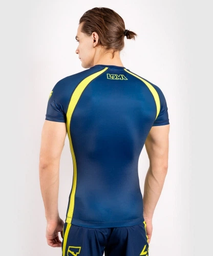 Рашгард Venum Origins Rashguard Short Sleeves Loma Edition Blue Yellow (VENUM-03948-405-XXL) - изображение 4
