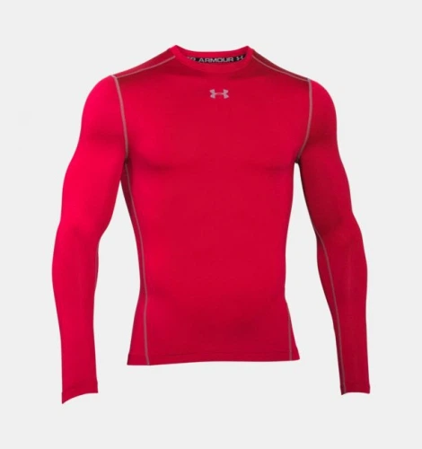 Компрессионная футболка Under Armour ColdGear® Armour Compression Crew Long Sleeve Red (1265650-600-L) - изображение 4