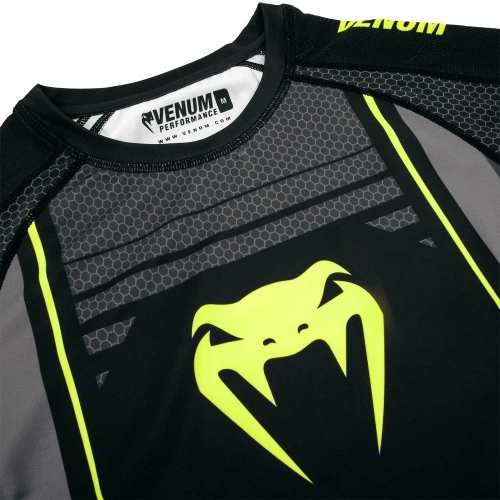 Рашгард Venum Technical 2.0 Rashguards Long Black Yellow (VENUM-03446-111-S-S) - зображення 6
