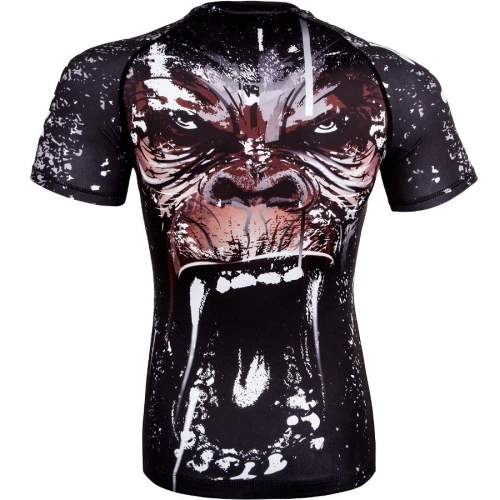 Рашгард Venum Gorilla Rashguard Short Sleeves Black (VENUM-03136-001-M) - Фото 2 Рашгард Venum Gorilla Rashguard Short Sleeves Black (VENUM-03136-001-M) - изображение 2