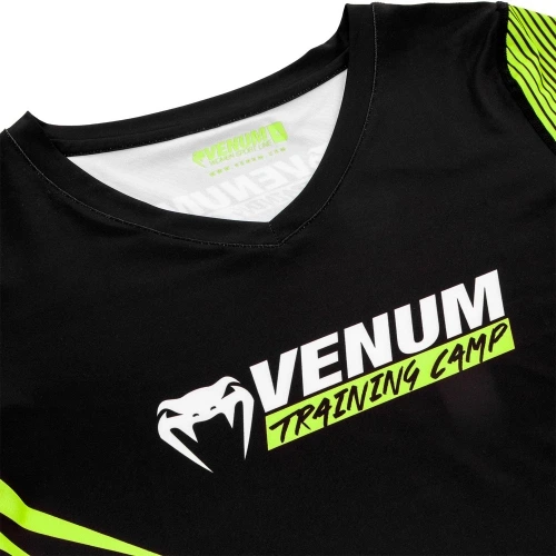 Женская Футболка Venum Training Camp 2.0 T-Shirt Black Neo Yellow (VENUM-03588-116-S) - Фото 7 Женская Футболка Venum Training Camp 2.0 T-Shirt Black Neo Yellow (VENUM-03588-116-S) - изображение 7