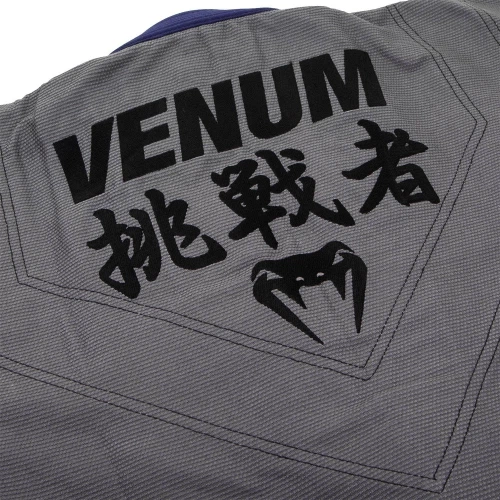 Кимоно Venum Challenger 4.0 BJJ Gi Grey Navy Blue (VENUM-03336-018-A2.5) - изображение 8