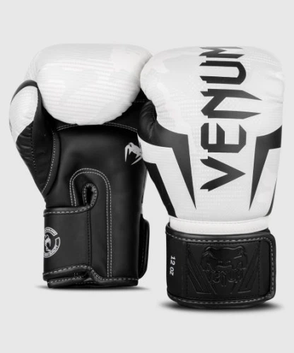 Боксерські рукавиці Venum Elite White Camo (VENUM-1392-053-8oz) - зображення 2