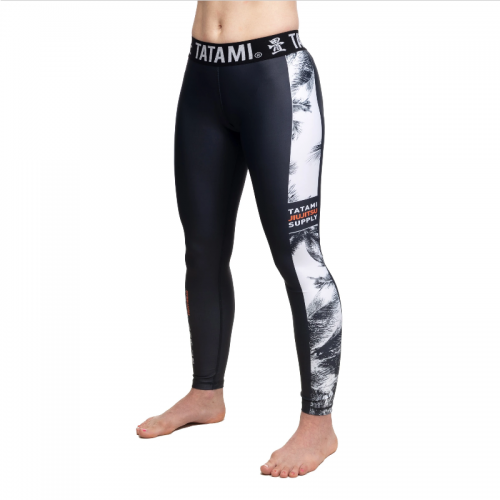 Жіночі компресійні штани Tatami Ladies Tropic Black Grappling Spats (lad-trp-blk-spats-M) - зображення 2