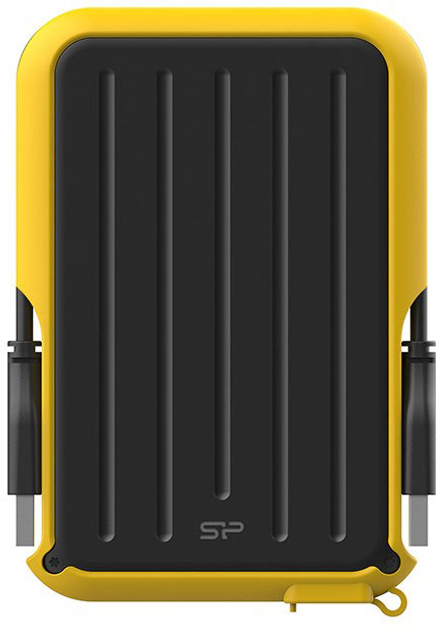 Dysk twardy Silicon Power Armor A66 5TB SP050TBPHD66LS3Y 2.5 USB 3.2 Zewnętrzny Żółty - obraz 1