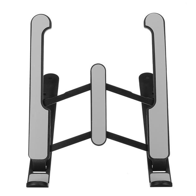 Подставка для ноутбука Buddy 15.6" складная, регулируемая по высоте с силиконовыми вставками Black - изображение 2