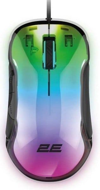 Мишка 2E MG345 RGB USB Transparent (2E-MG345TR) - изображение 2
