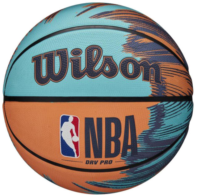 Мяч баскетбольный Wilson NBA DRV PRO STREAK BSKT size 6 Blue/Orange ...