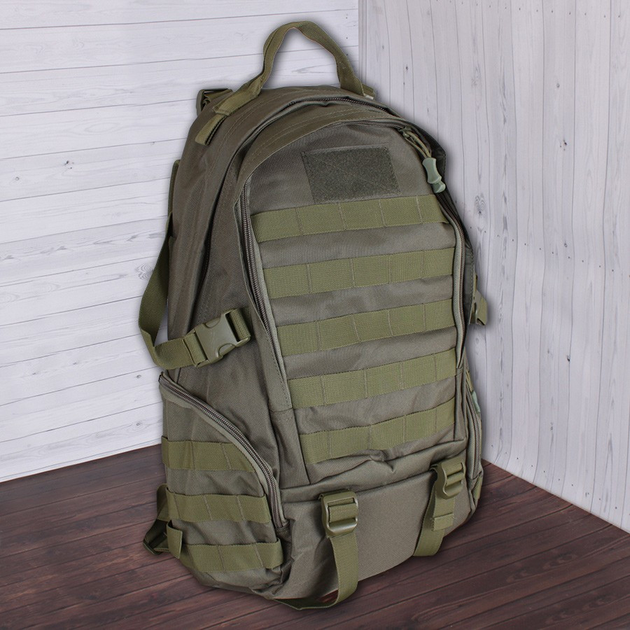 Зручний тактичний рюкзак de esse 9065-WARRIOR-green Зелений - изображение 1