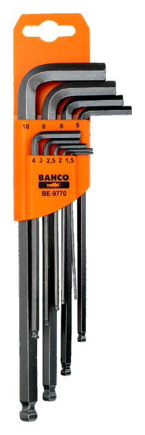 Набір подовжених шестигранників із кульовим наконечником - Bahco BE-9770 - зображення 2