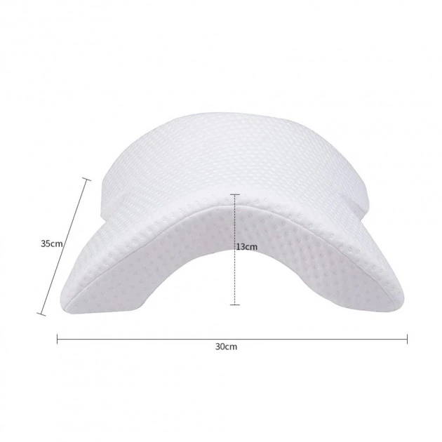 Подушка туннель с памятью Memory Foam Pillow Белая - изображение 3