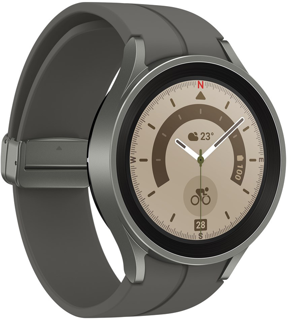 Смарт-годинник Samsung Galaxy Watch 5 Pro 45mm Gray Titanium (SM-R920NZTAEUE) - зображення 3