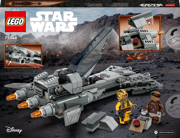 Конструктор LEGO Star Wars Човник-винищувач піратів 285 деталей (75346) - зображення 10