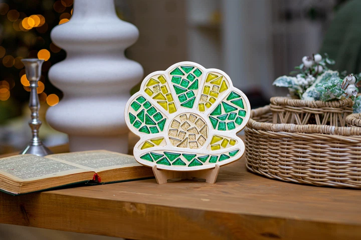 Скляна мозаїка Mosaaro Мушля 165 х 188 мм (5903858961446) - зображення 3