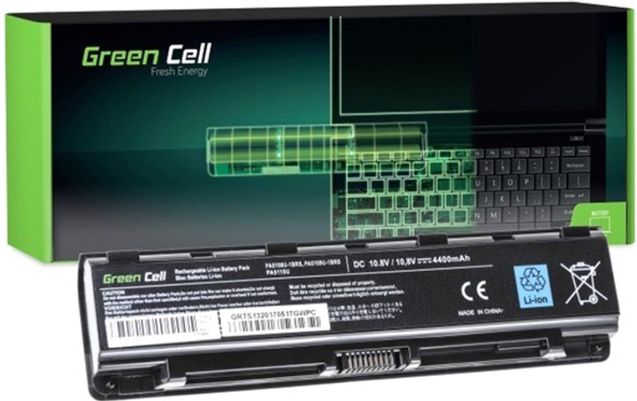 Акумулятор Green Cell для ноутбуків Toshiba 11.1 V 4400 mAh (TS13V2) - зображення 1