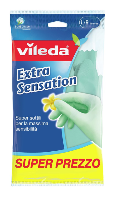 Rękawiczki Vileda Extra Sensation L (167395) - obraz 1