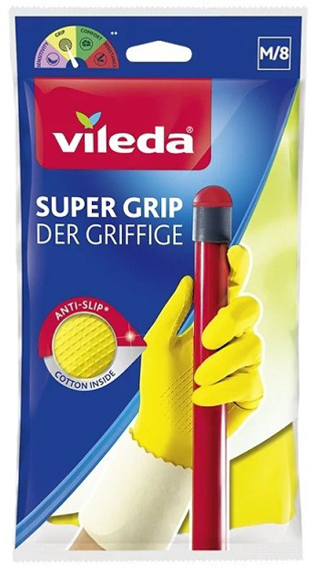 Рукавички Vileda Super Grip M (166758) - зображення 1