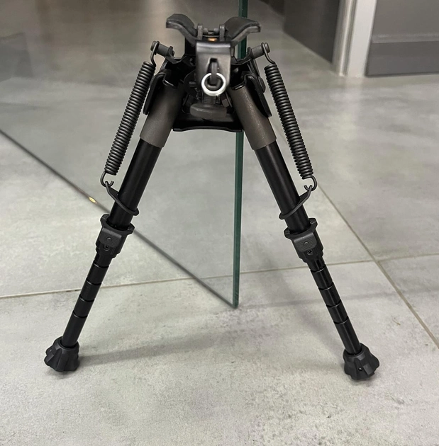 Стрелковые сошки XD Precision EZ Pivot & Pan Notched Legs 6-9" (ступенчатые ножки), высота 16.5 - 23.5 см - изображение 1