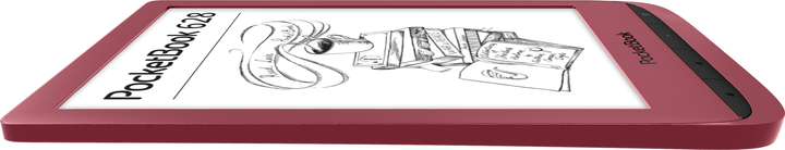 E-book PocketBook 628 Touch Lux 5 Ink Red (PB628-R-WW) - obraz 6