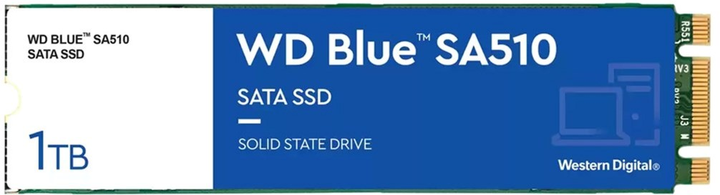 Western Digital Blue 1TB M.2 SATAIII TLC 3D (WDS100T3B0B) - изображение 1